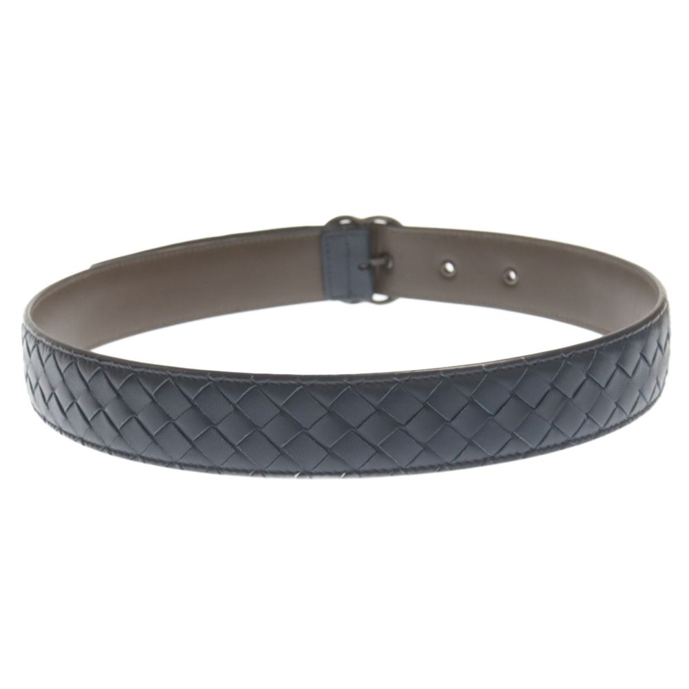 BOTTEGA VENETA ベルト イントレチャート ネイビー Bottega Veneta ネイビー レザーベルト BOTTEGAVENETA (ボッテガ