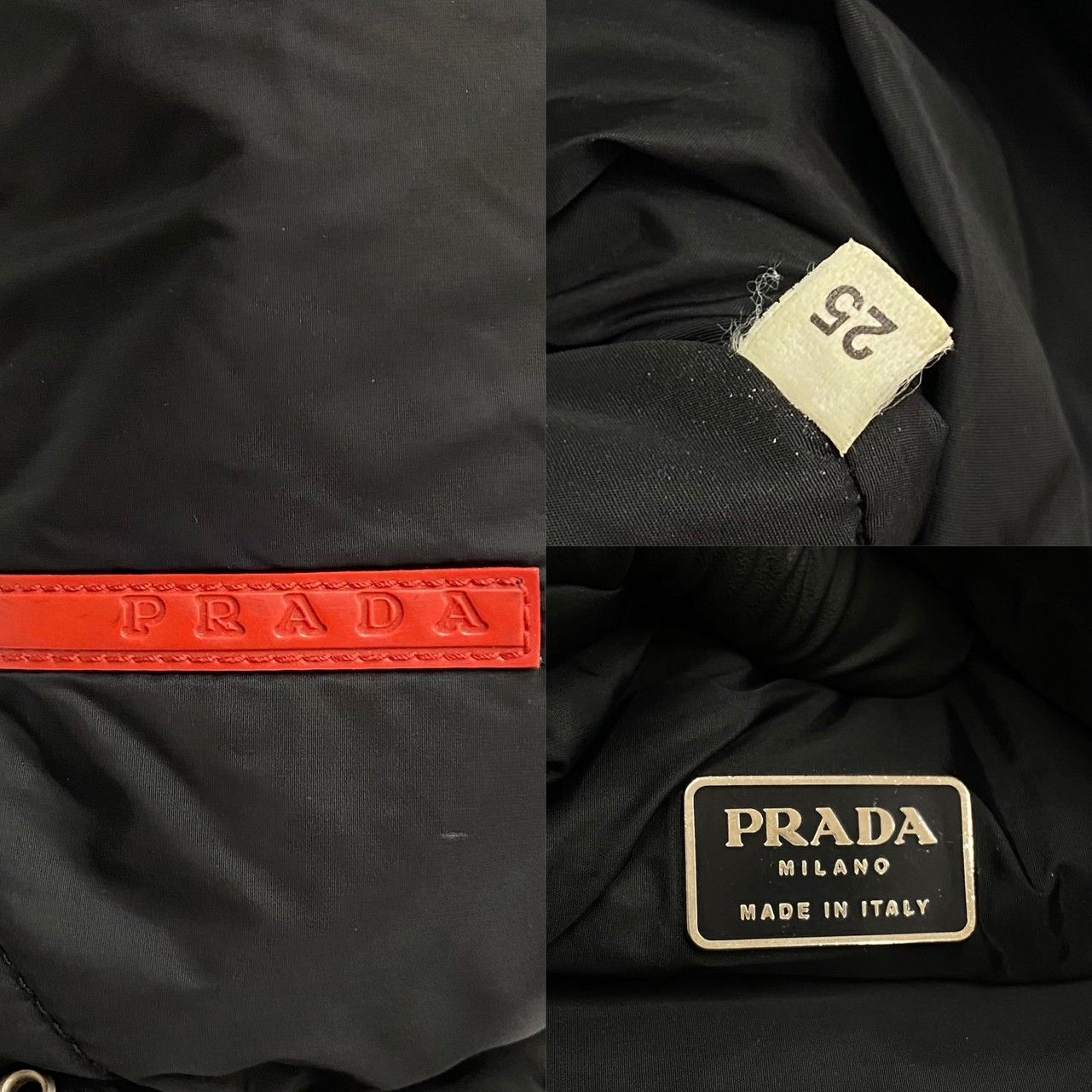 極 美品 希少品 PRADA プラダ プラダスポーツ ロゴ ナイロン リュック