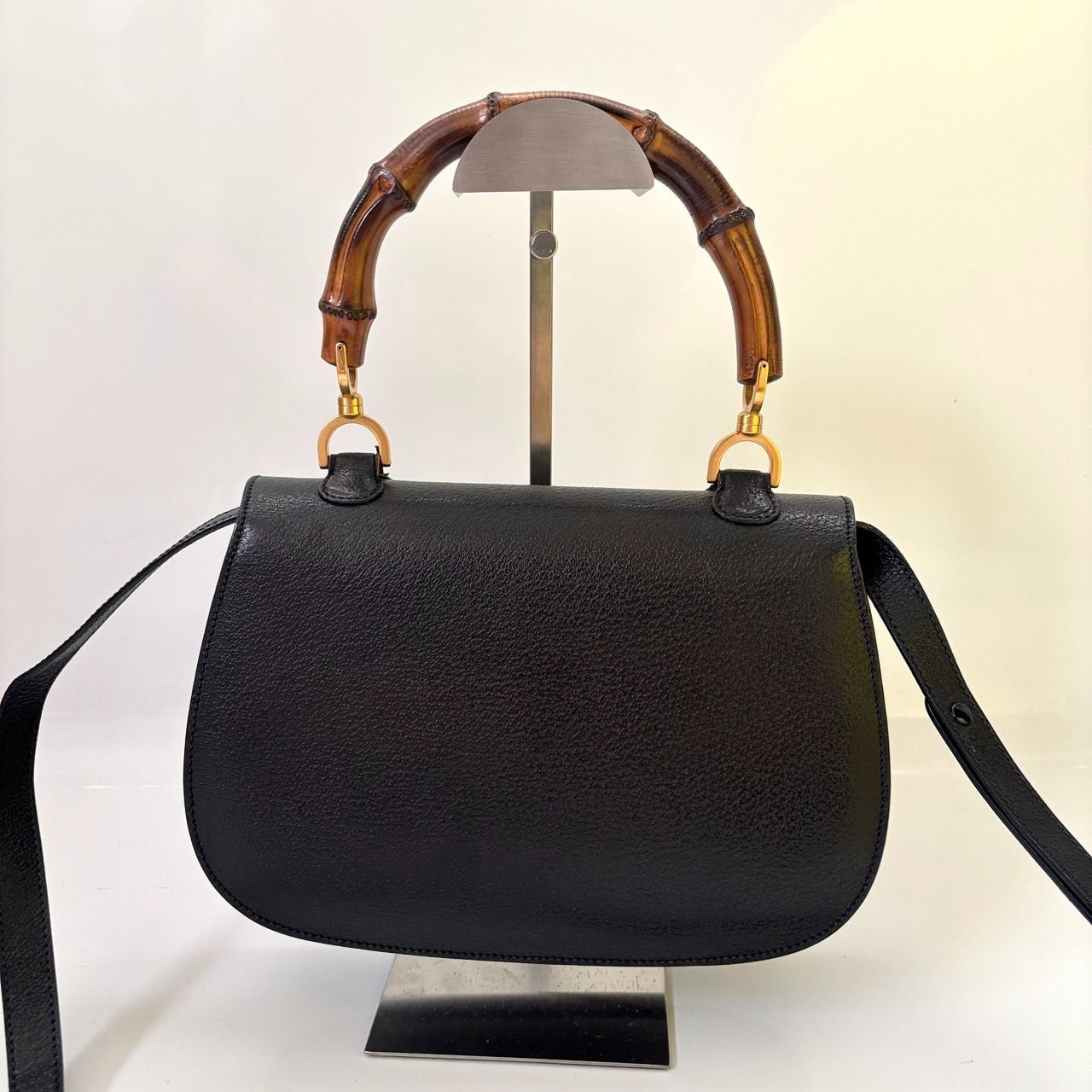 極美品】GUCCI グッチ 2way バンブー ショルダーバッグ ターン