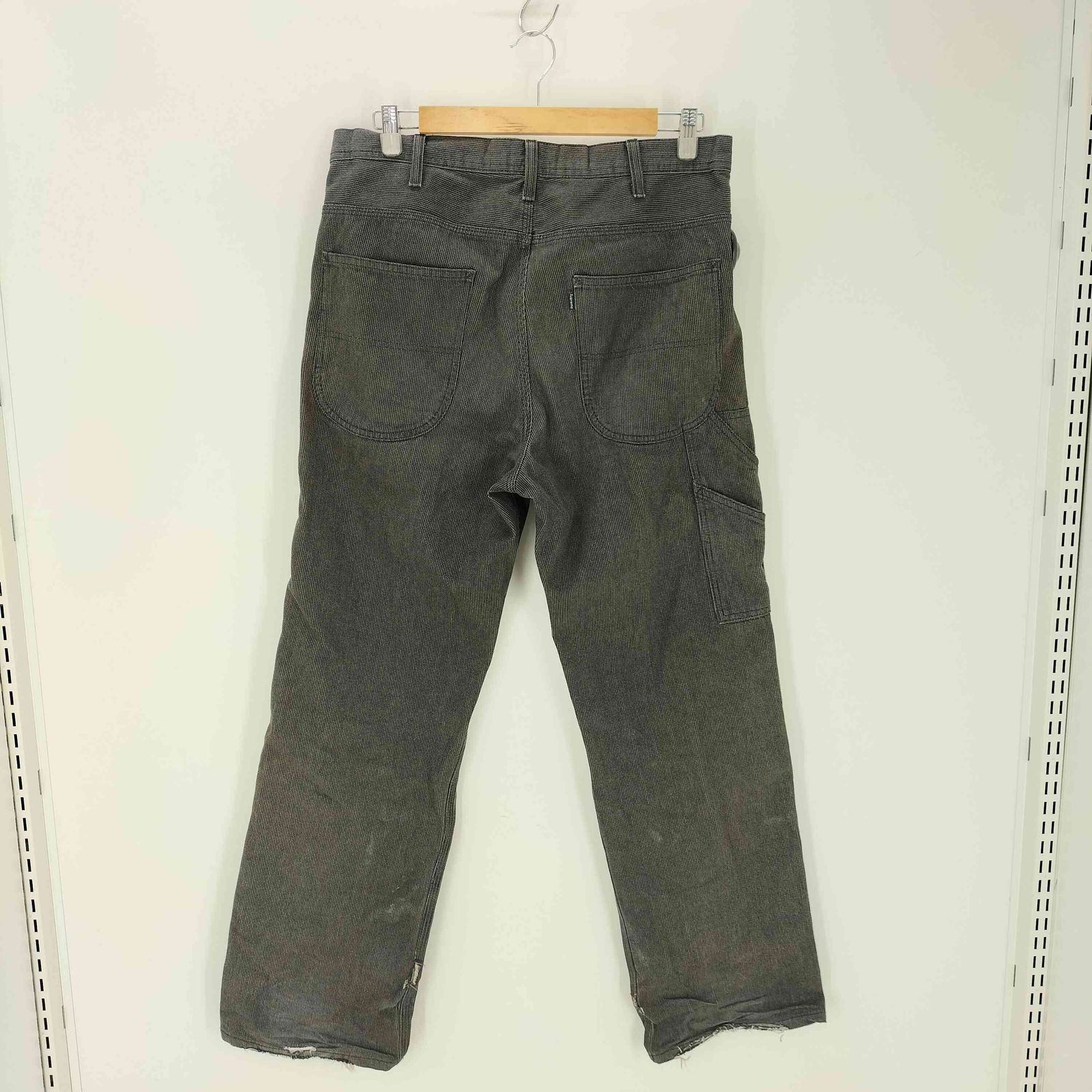 90s 00s　シュプリームのパンツ USA製 90s supreme カーゴパンツ 黒 ドローコード 32 初期タグ