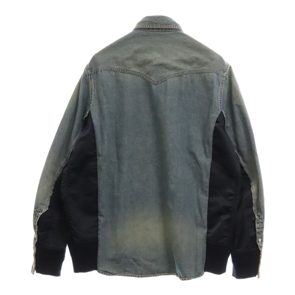 完売品新品試着のみsacai ドッキングデニムジャケット 完売品新品試着のみsacai ドッキングデニムジャケット