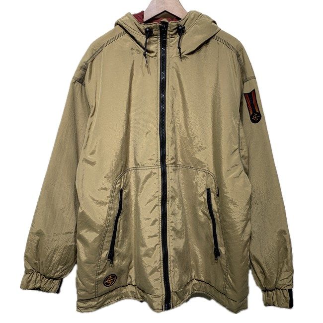 Columbia 中綿ジャンパー マウンテンパーカー ナイロンジャンパー アウター ワッペン 無地 オーバーサイズ アウトドア 古着