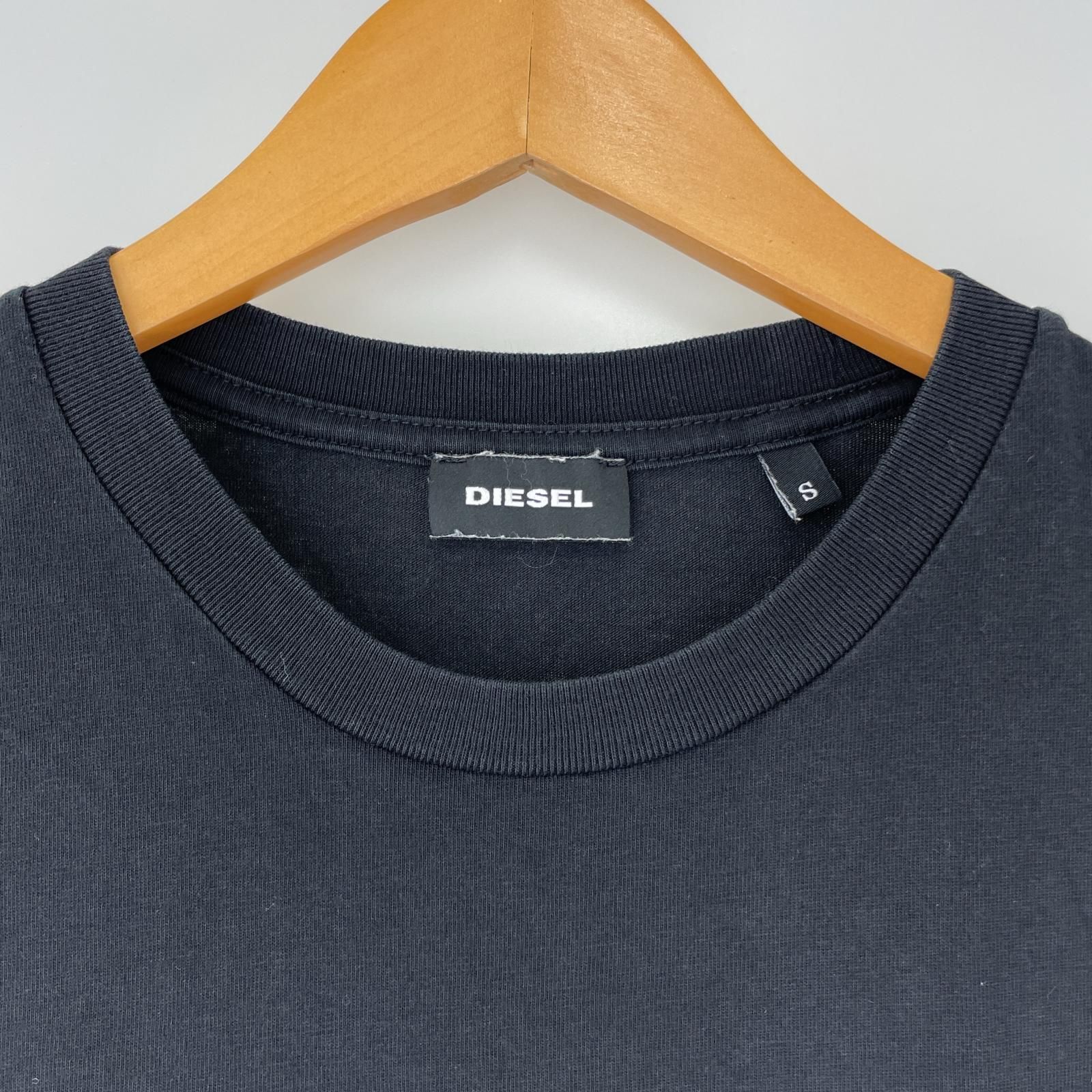 DIESEL ディーゼル 半袖カットソー sizeS/ブラック - メルカリ