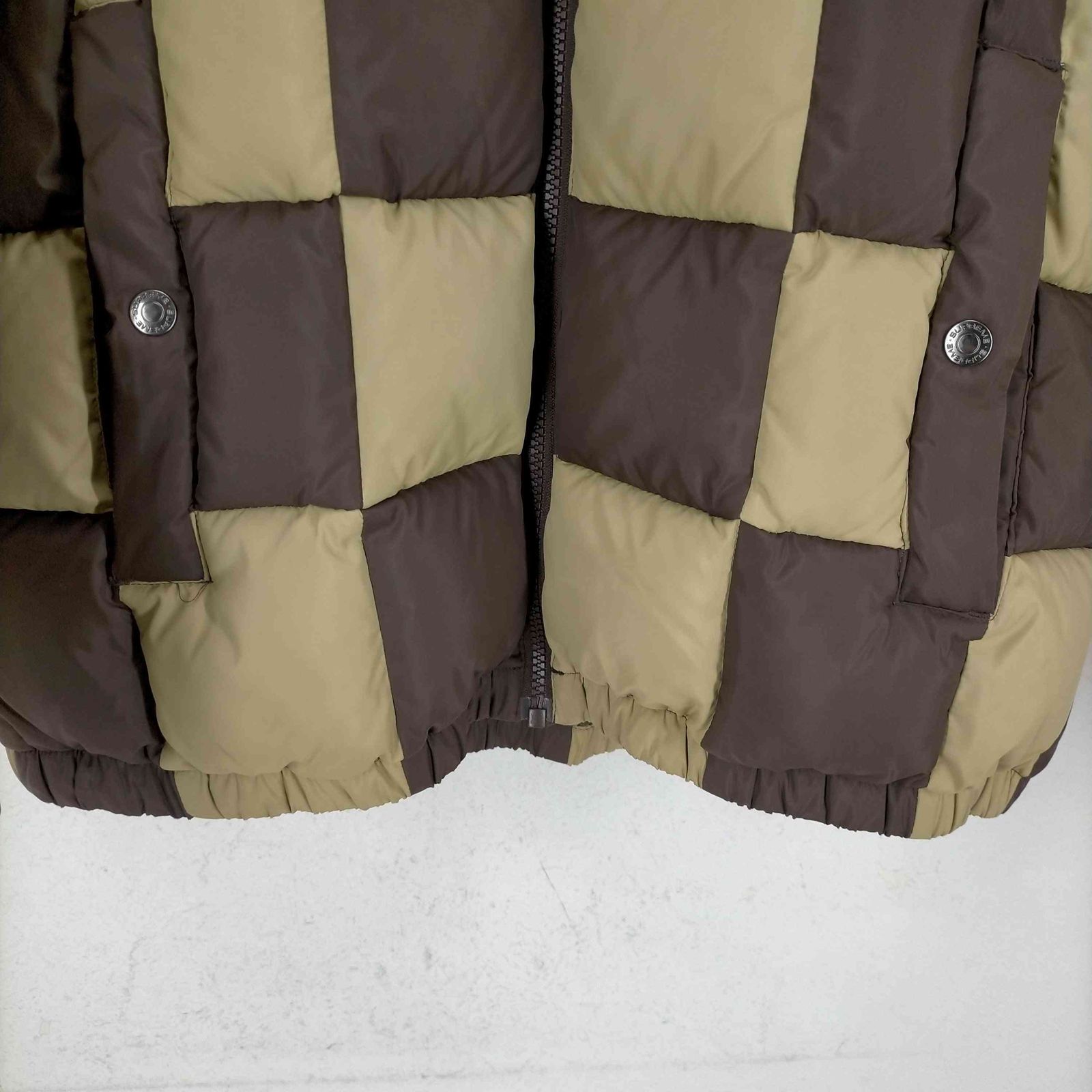 シュプリーム Supreme 19AW CHECKERBOARD PUFFY JACKET メンズ JPN：L ...