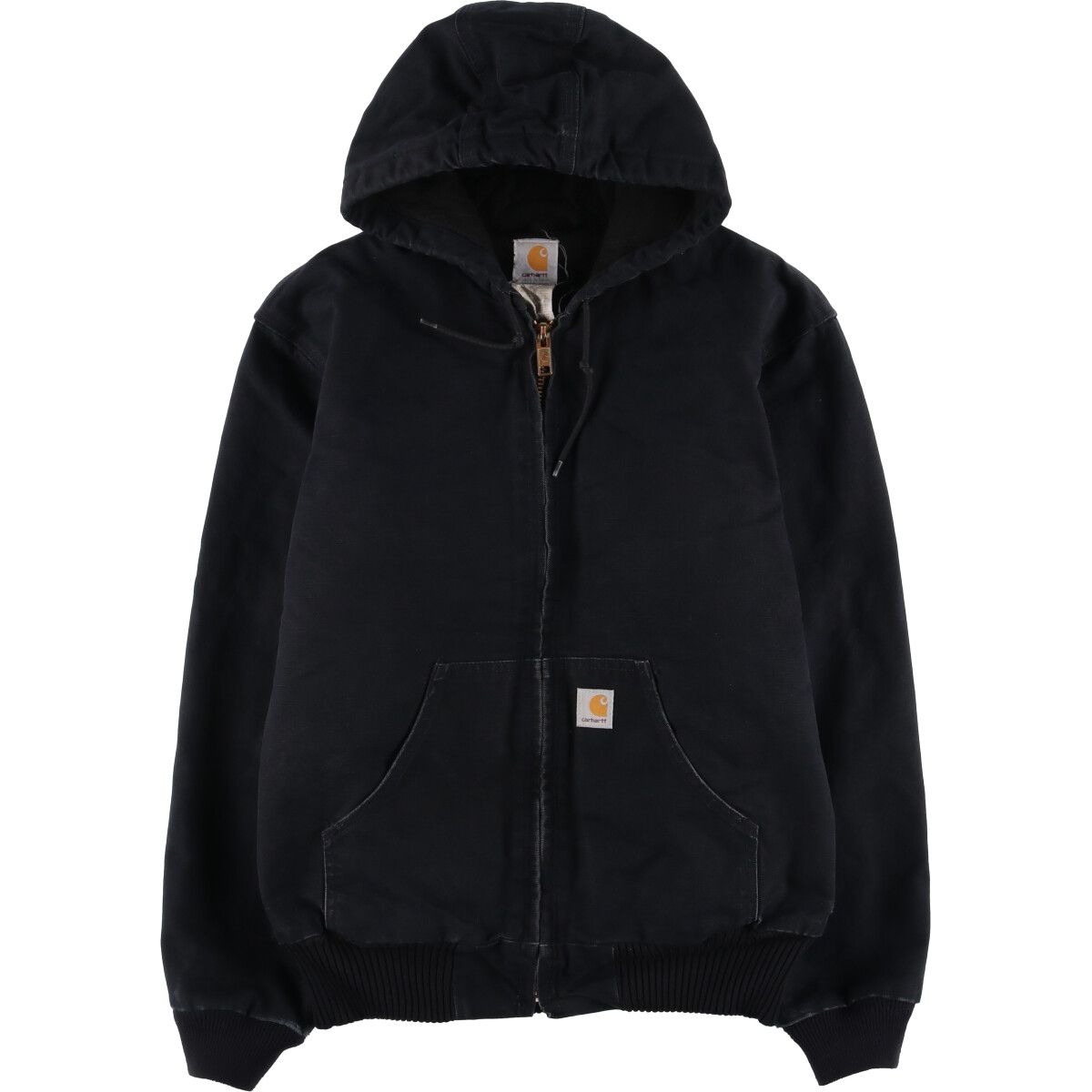 古着 00年代 カーハート Carhartt 中綿入り アクティブジャケット ダックフルジップパーカー メンズM相当|eaa549068