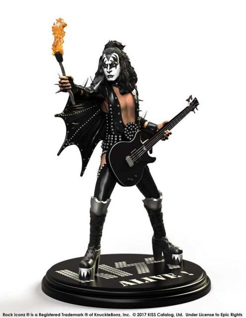 KISS キッス 結成50周年 - Rock Iconz Statue THE DEMON ALIVE! | スタチュー