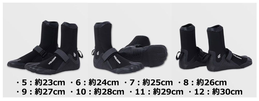 VOLCOM 5mm ROUND TOE BOOTIE A9932201 / ボルコム ラウンドトゥブーツ