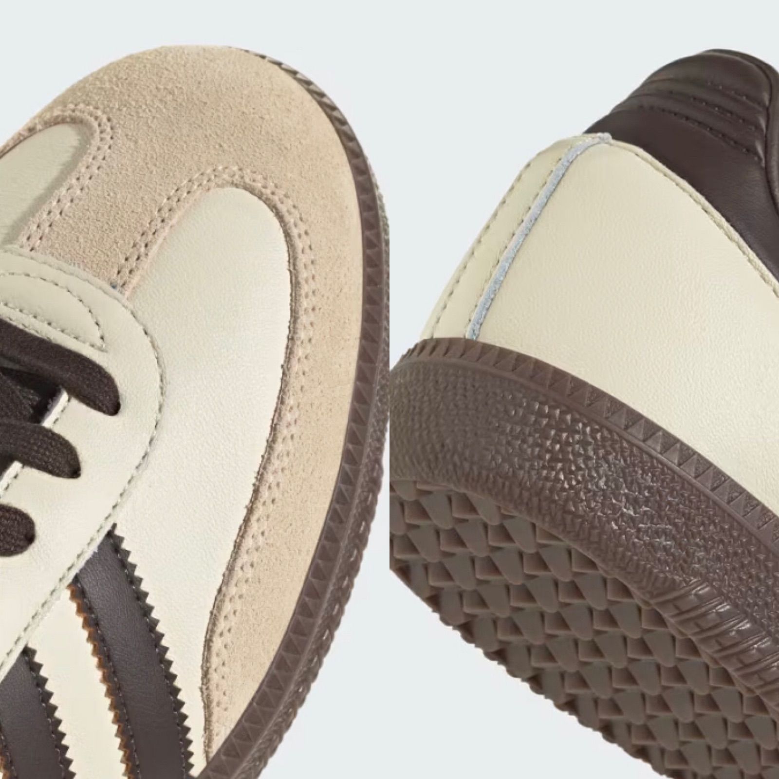 新品⭐️adidas SAMBA OG 26.0cm クリームホワイト×ダークブラウン  