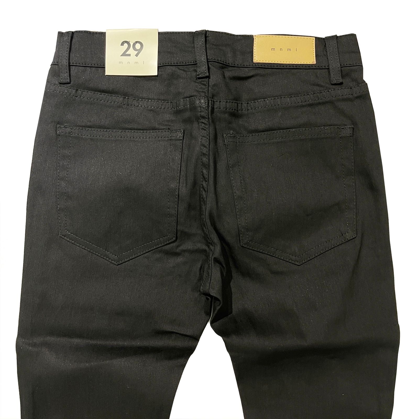 mnmlストレッチブラックデニム29