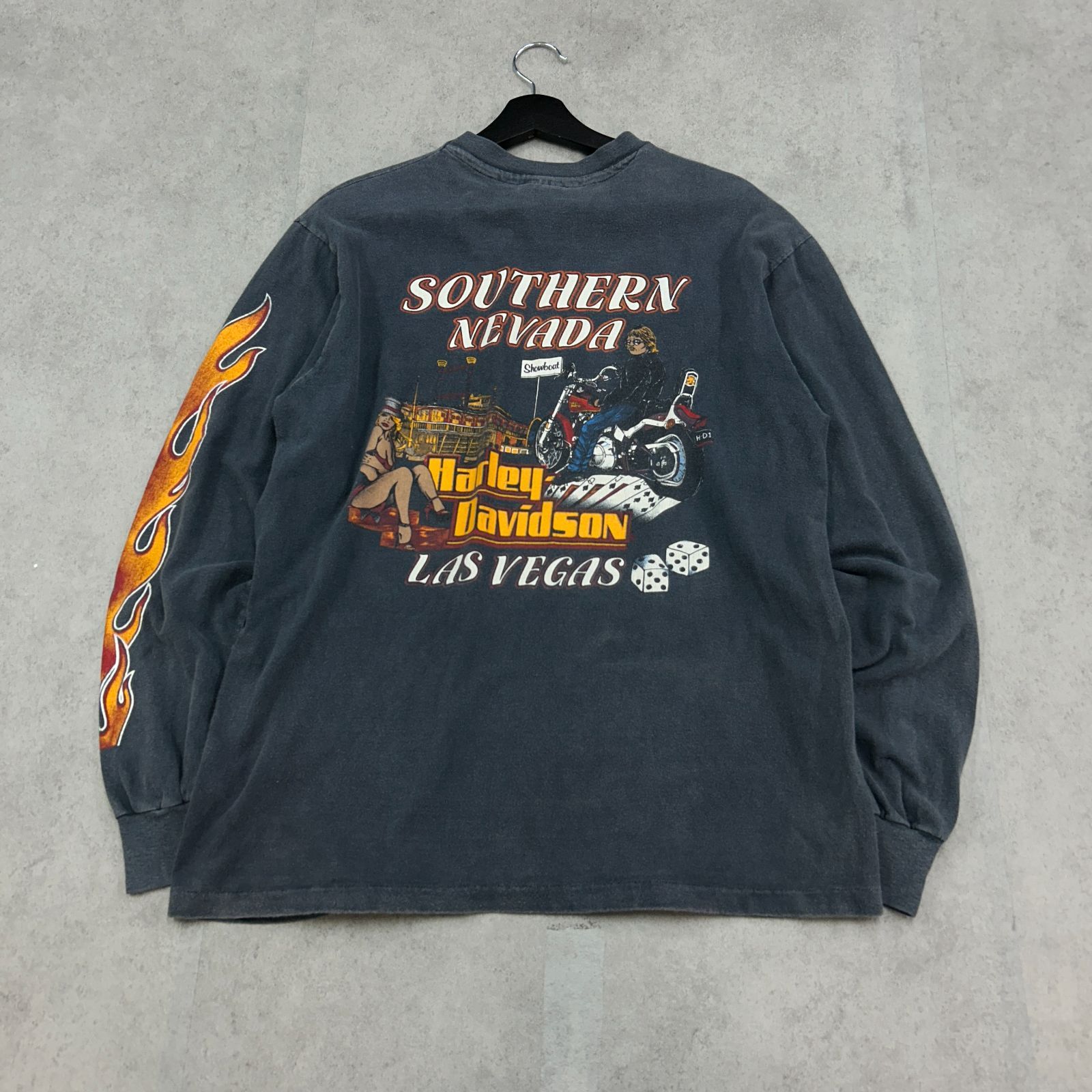 激レア 80s USA製 ラスベガス Harley Davidson ハーレーダビッドソン 