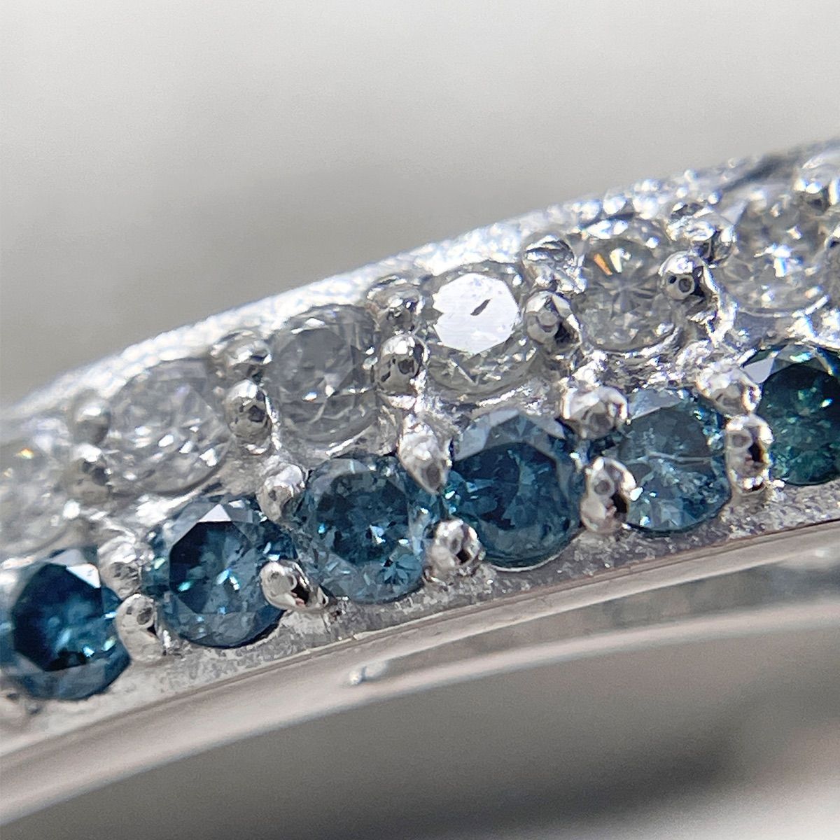 Pt900 天然ダイヤモンド 0.50ct パヴェリング - メルカリ