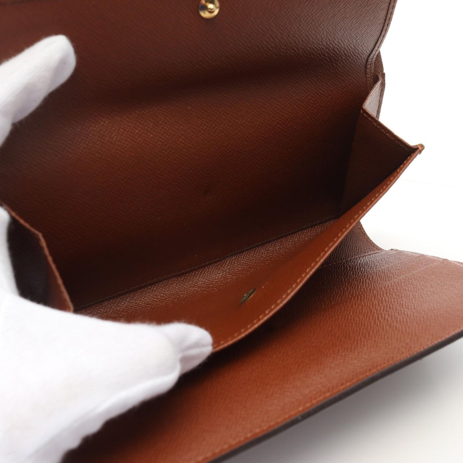 良品 ルイヴィトン モノグラム ポルトトレゾール インターナショナル