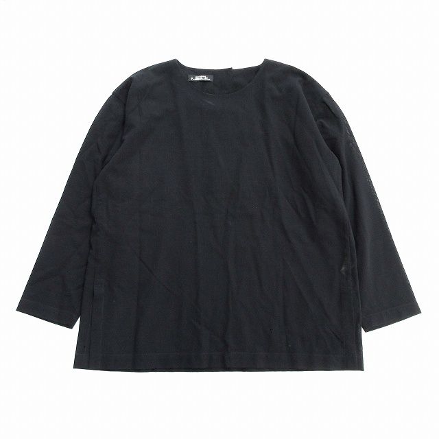 93SS イッセイミヤケ ISSEY MIYAKE ペルマネンテ PERMANENTE ウール カットソー プルオーバー ブラウス シャツ シアー  透け感 長袖 オールド ビンテージ 90's M 黒 ブラック メンズ レディース - メルカリ