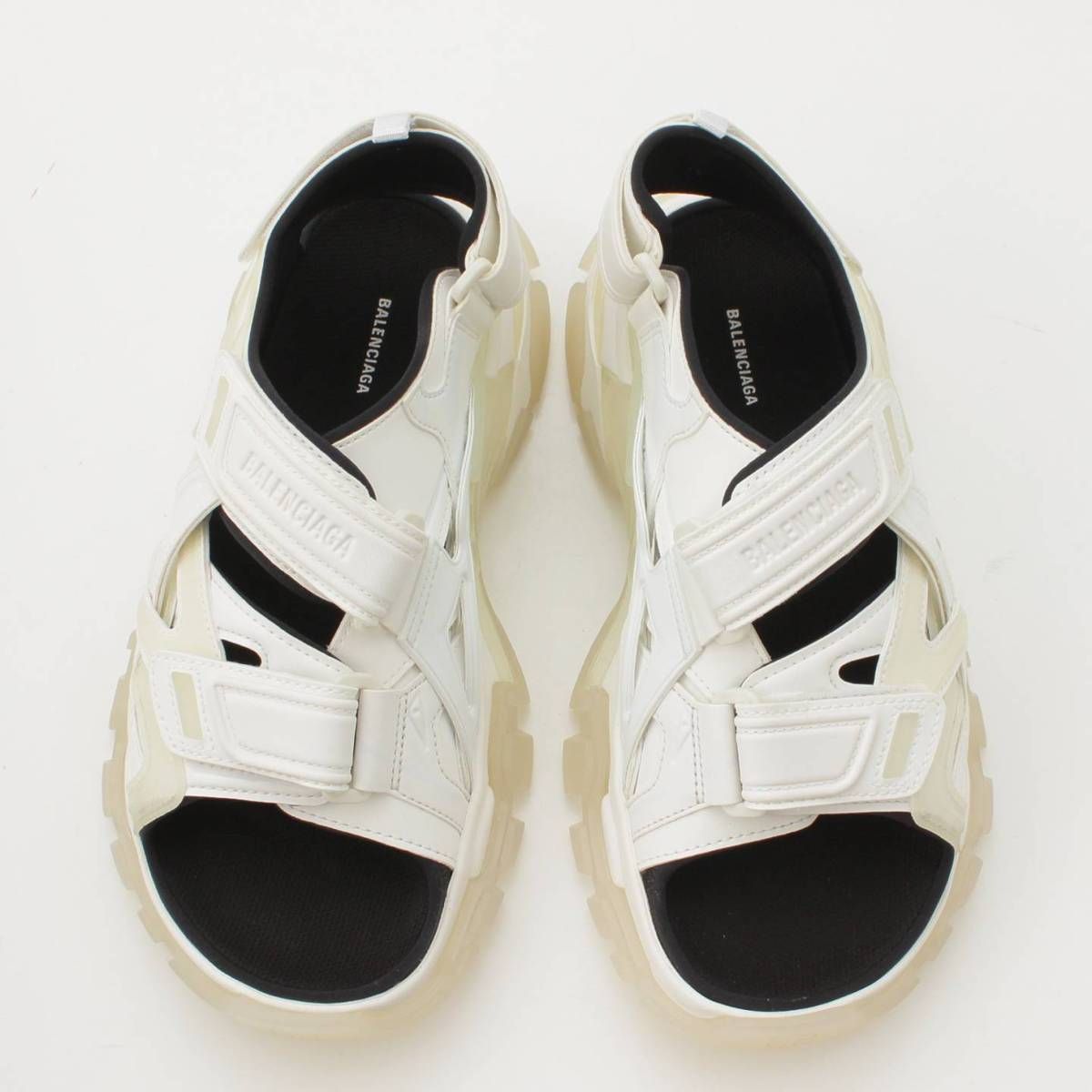 バレンシアガ】Balenciaga トラック ストラップ ベルクロ クリアソール 