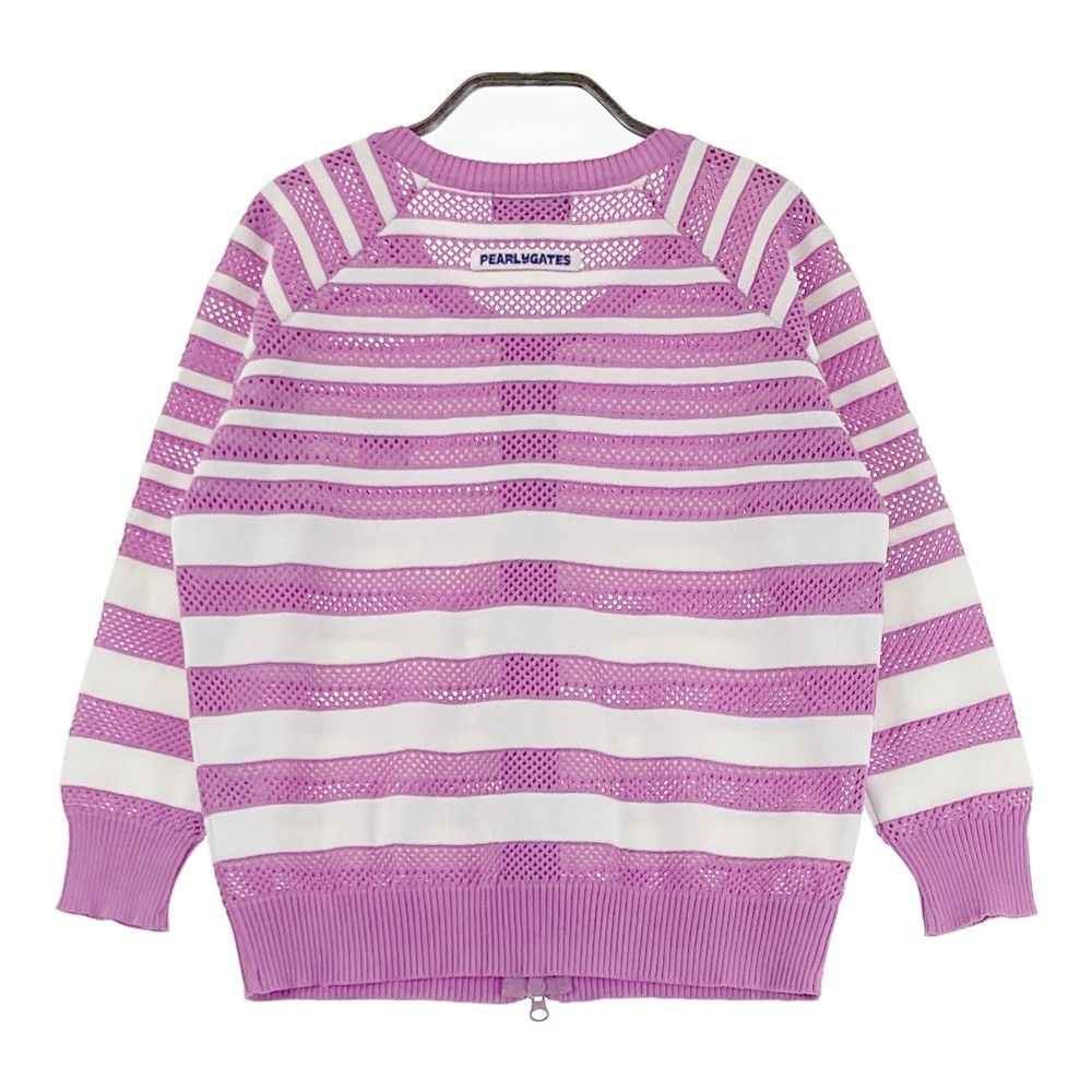 PEARLY GATES パーリーゲイツ メッシュ 長袖ジップジャケット ネイビー