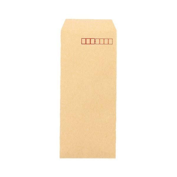 （まとめ） ピース R40再生紙クラフト封筒 長4 70g／m2 枠あり 業務用パック 401-80 1箱（1000枚） 〔×4セット〕