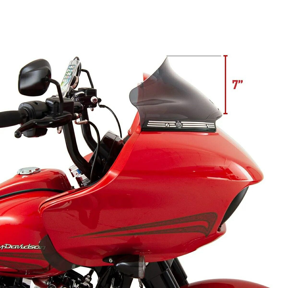 SPORT FLARE ウインドシールド 9インチ ダークスモーク|2015〜24年FLTR 2025〜25年FLTRT