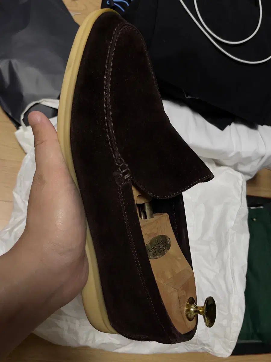 Loro Piana(ロロ・ピアーナ)サマーウォーク ローファー ブラウン 39