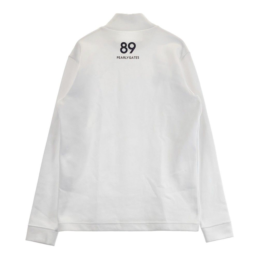 サイズ：5 PEARLY GATES パーリーゲイツ  ハイネック 長袖Tシャツ  ホワイト系 [240101420041] ゴルフウェア メンズ ストスト サイズ：5 PEARLY GATES パーリーゲイツ ハイネック 長袖Tシャツ