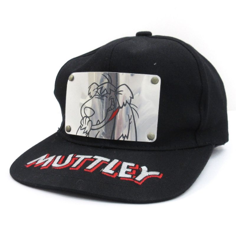 ケンケン MUTTLEY Wacky Races キャップ 刺繍 黒 ブラック F 帽子｜定番人気・注目商品におすすめ 日本語対応 厳重梱包