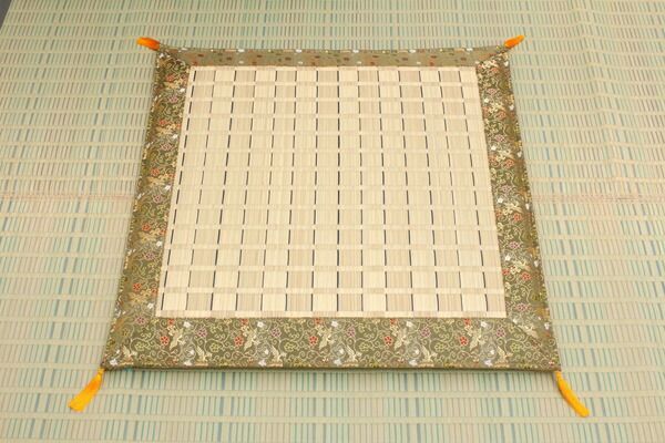インテリア小物 純国産 掛川織 い草御前（仏前）座布団 『松川』 約70×70cm 【】