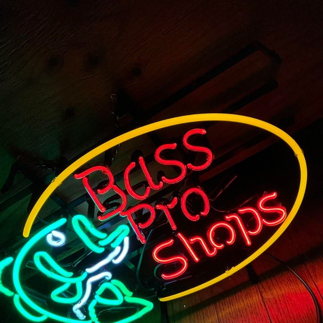 バスプロショップス Bass Pro Shops ネオンサイン 室内装飾 プレゼント