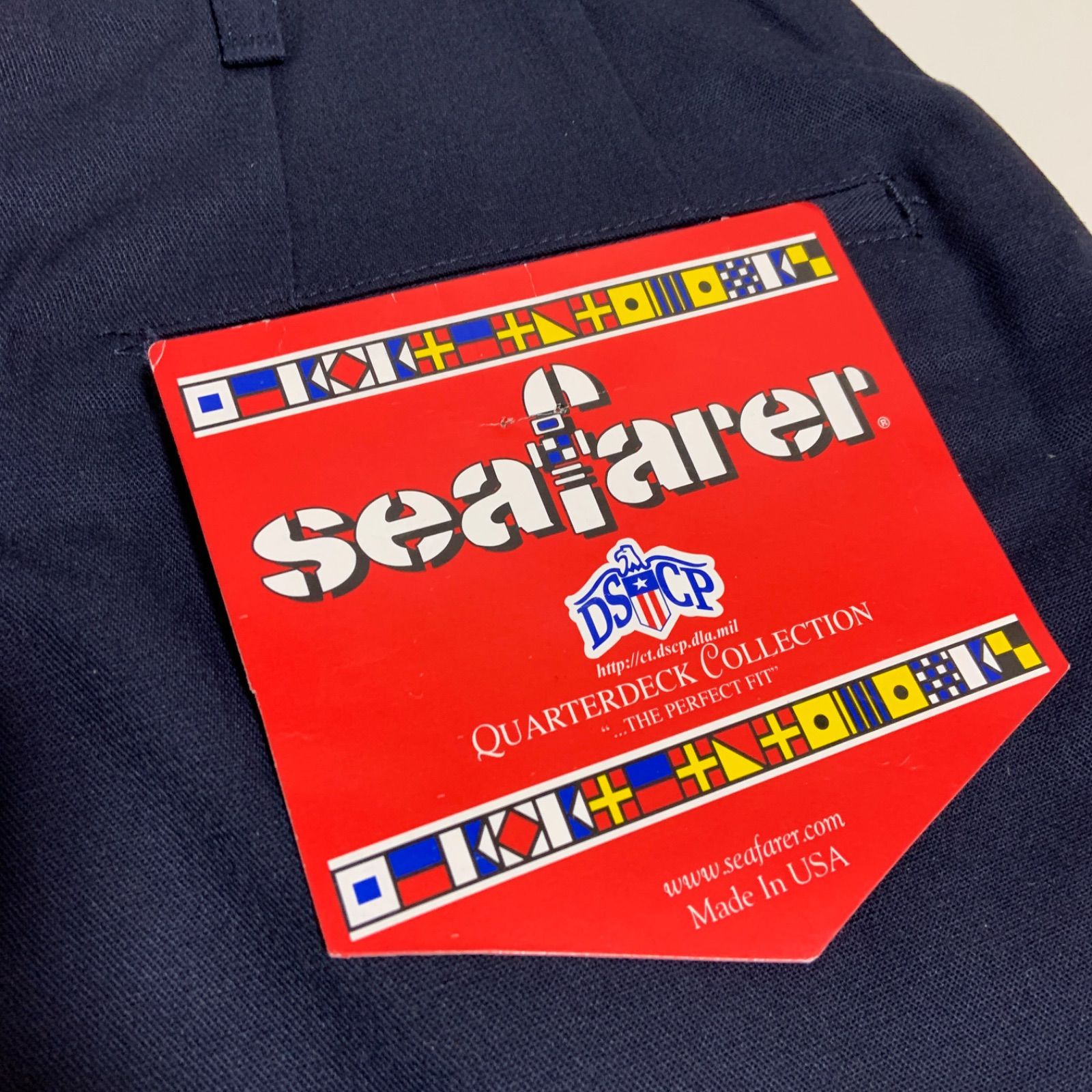 90s-00s dead stock Seafarer UTILITY WORK PANTS USA us navy 