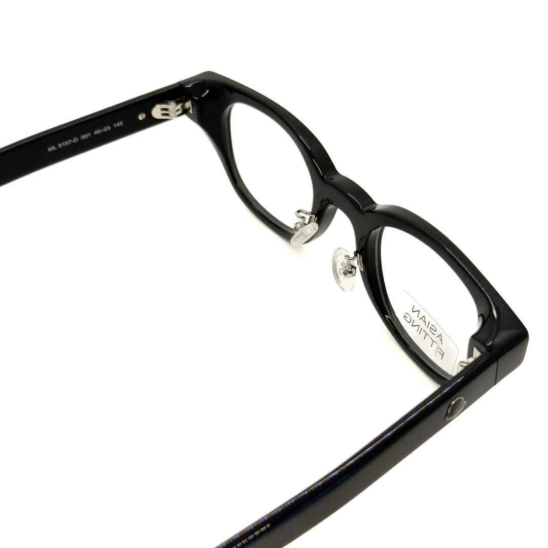 MONCLER モンクレール メガネ ML5157D 001 ブラック アジアンフィット 