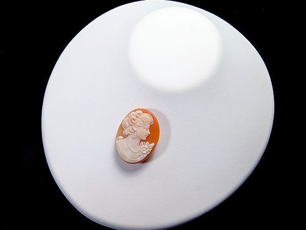 カメオ　ルース　343 女性【右下】306【真ん中】ストーンカメオ　2点セット カメオルース343 女性【右下】306【真ん中】ストーンカメオ2点セット
