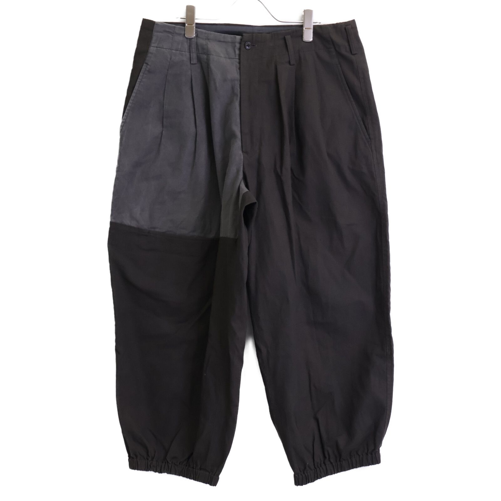 パンツ yohjiyamamoto pourhomme 18ss 18ss yohji yamamoto pour homme シルク プリーツデザイン ラップ