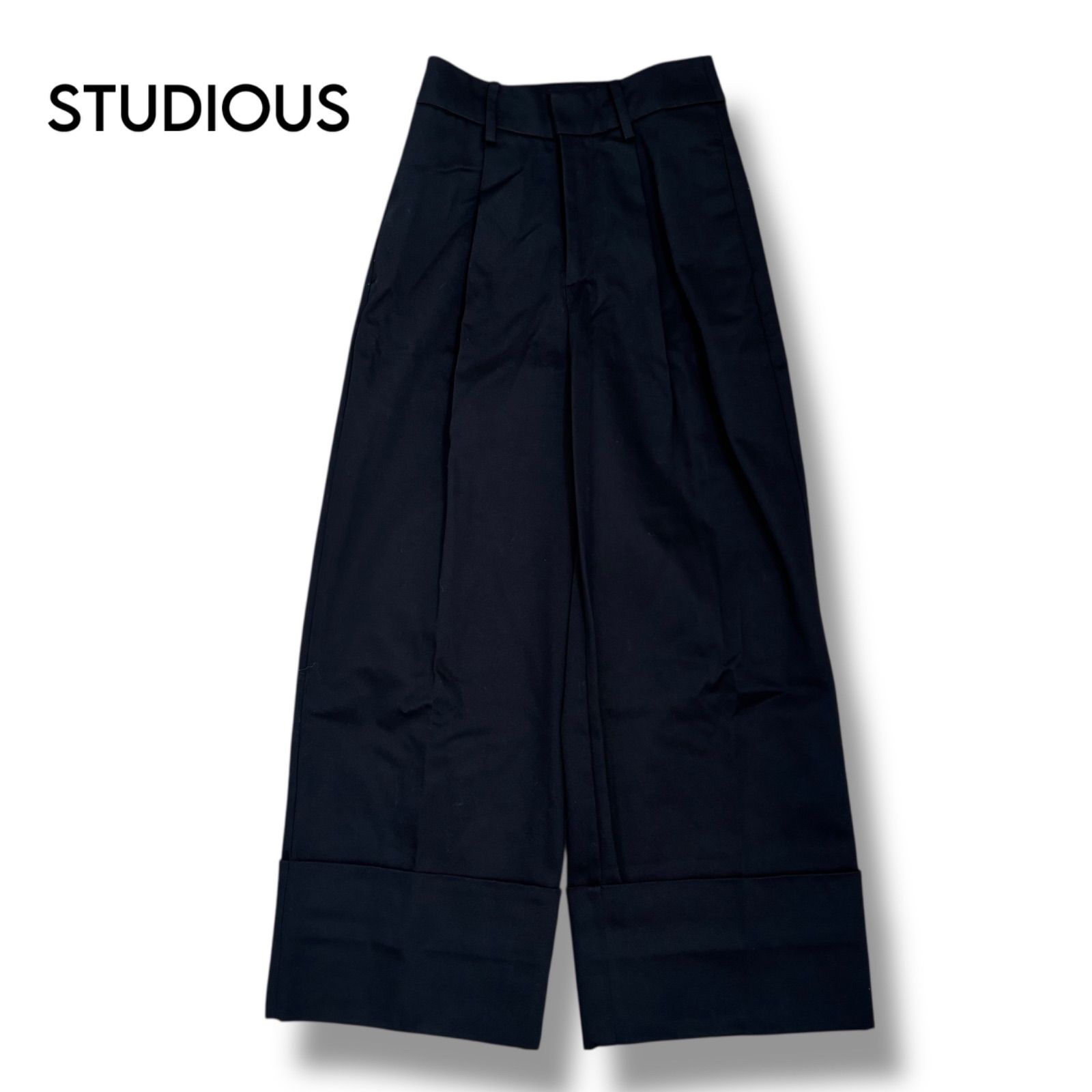 ◻︎ STUDIOUS タックワイドパンツ