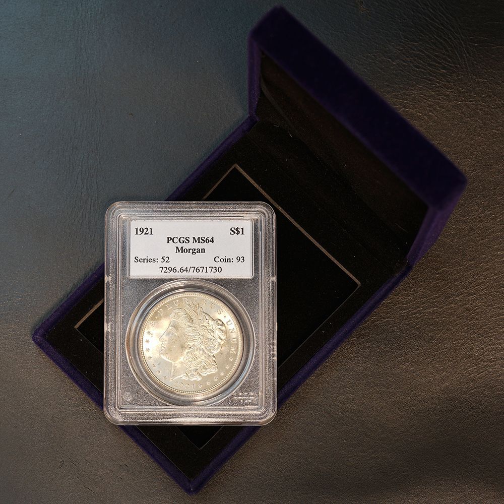 1921年　モルガンダラー銀貨　PCGS MS64 アメリカ モルガンダラー銀貨1884 o MS-64 PCGS | GoldSilverJapan