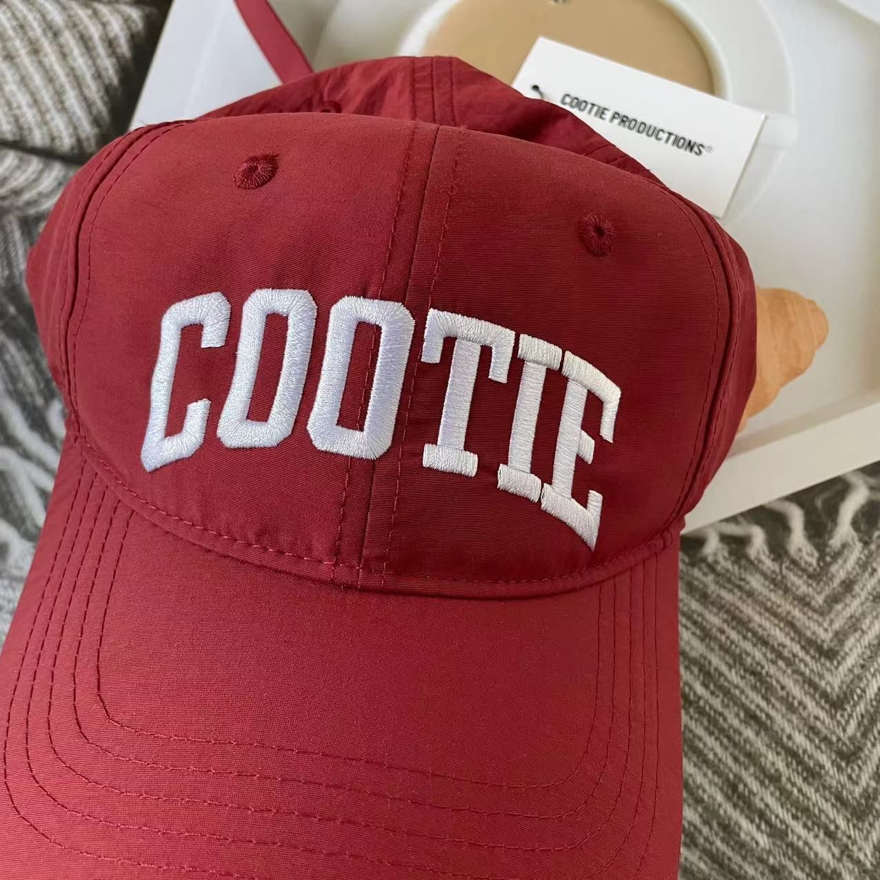 kj着用　COOTIE 赤 ワークキャップ kj着用COOTIE PRODUCTIONS NEW ERA CAP - メルカリ