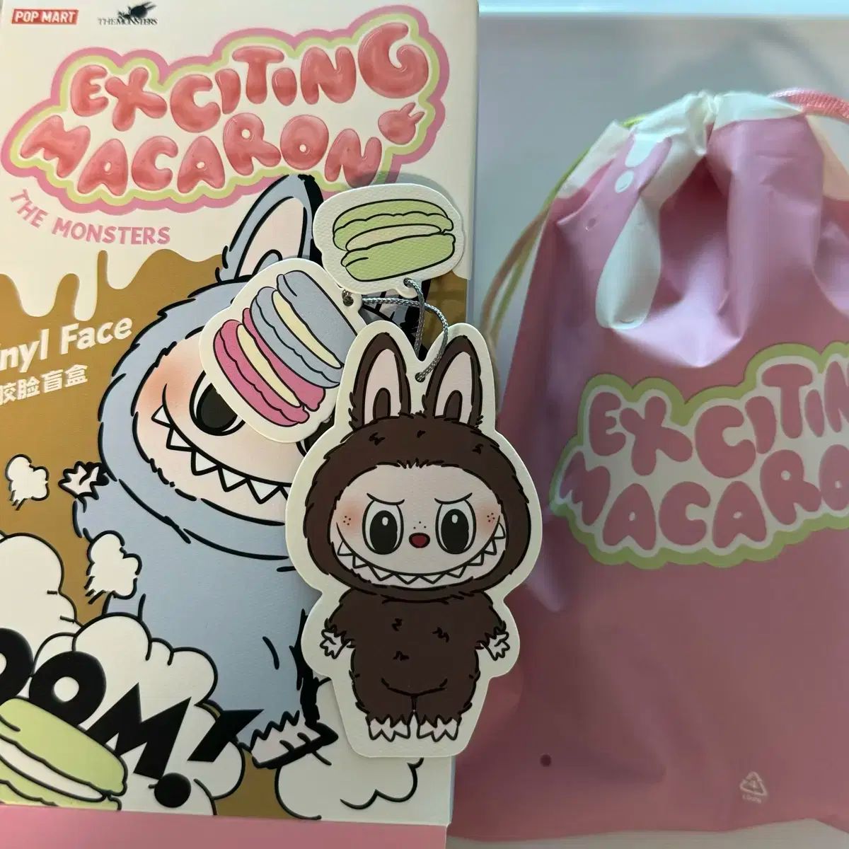 ポップマート ラブブ おいしい マカロン 秘密 チェスナット