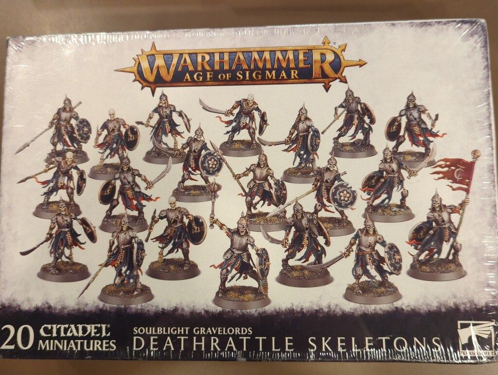 GAMESWORKSHOP WARHAMMER AGE OF SIGMAR SOULBLIGHT GRAVELORDS Deathrattle Skeletons