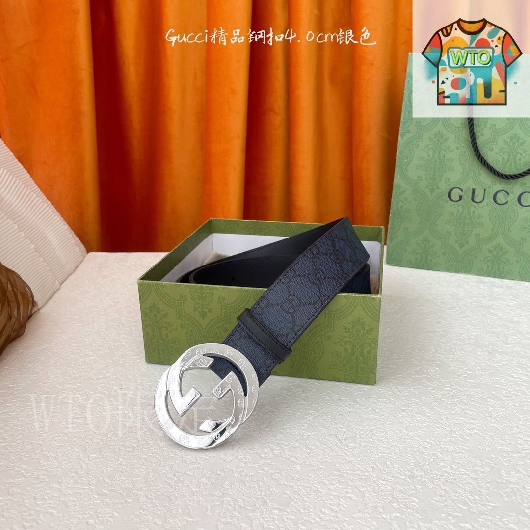 今日WTO】Gucci グッチ レザーベルト-UQ78 - メルカリ