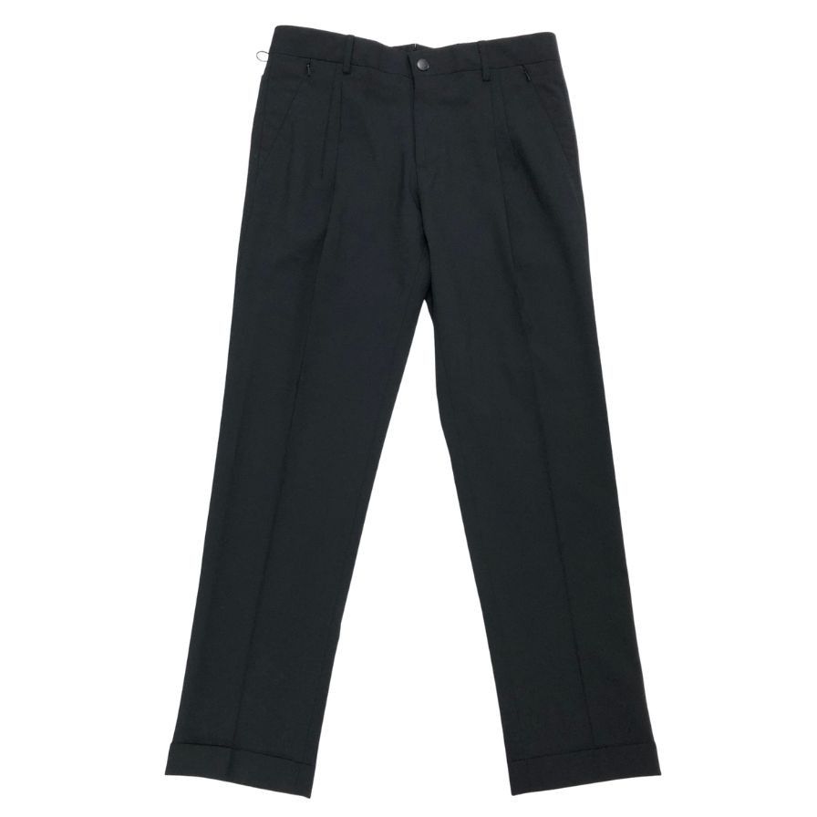 ブリリア スラックスパンツ ウール ストレッチ テーパード AFB41