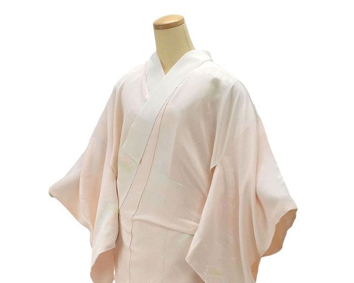 要事前確認　長襦袢　正絹 　裄66cm　身丈136cm　未使用　3252ryam 長襦袢（正絹washable） | きもの展示館 | 染匠きもの展示館