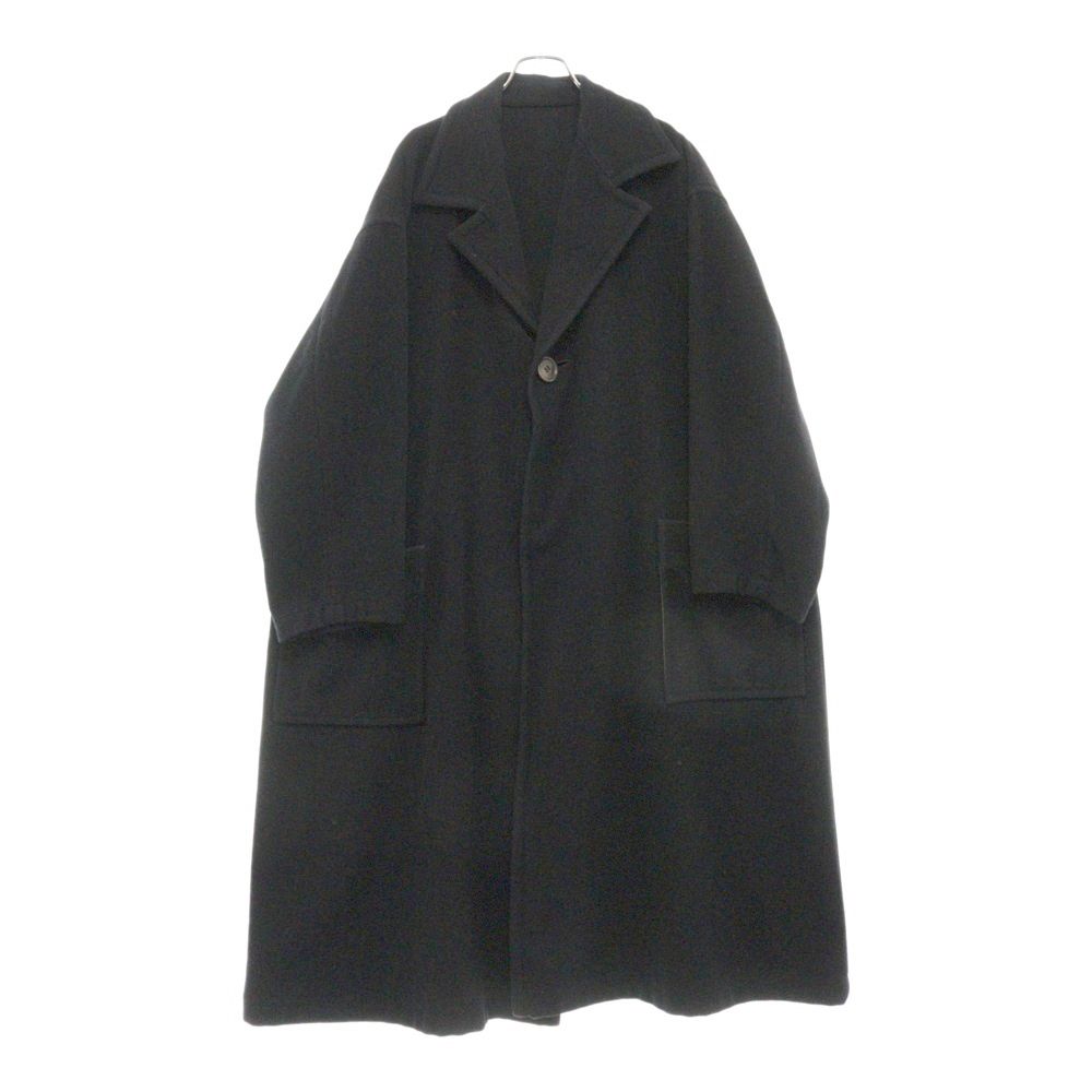Y s ワイズ WOOL LONG COAT 1Bウールロングコート ブラック YC-C57-103