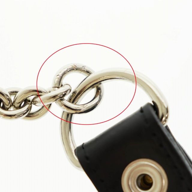 キャリー CALEE SILVER STAR CONCHO LEATHER WALLET CHAIN スターコンチョ ウォレットチェーン CL- EX 黒 ブラック シルバー ブランド古着ベクトル 251018