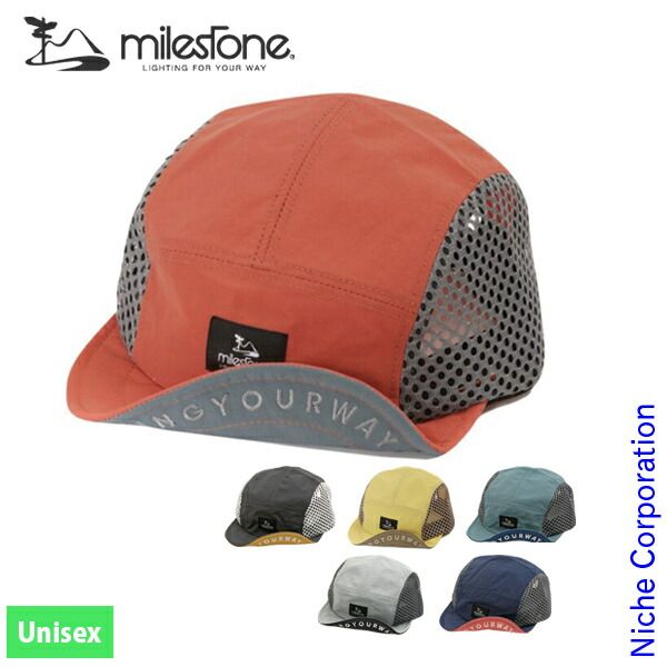 新品】 マイルストーン オリジナルキャップ (MSC-010) (SFYL サフランx