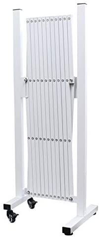 アルミ製 フェンス 5m キャスター付き 伸縮フェンス 伸縮式 ゲート