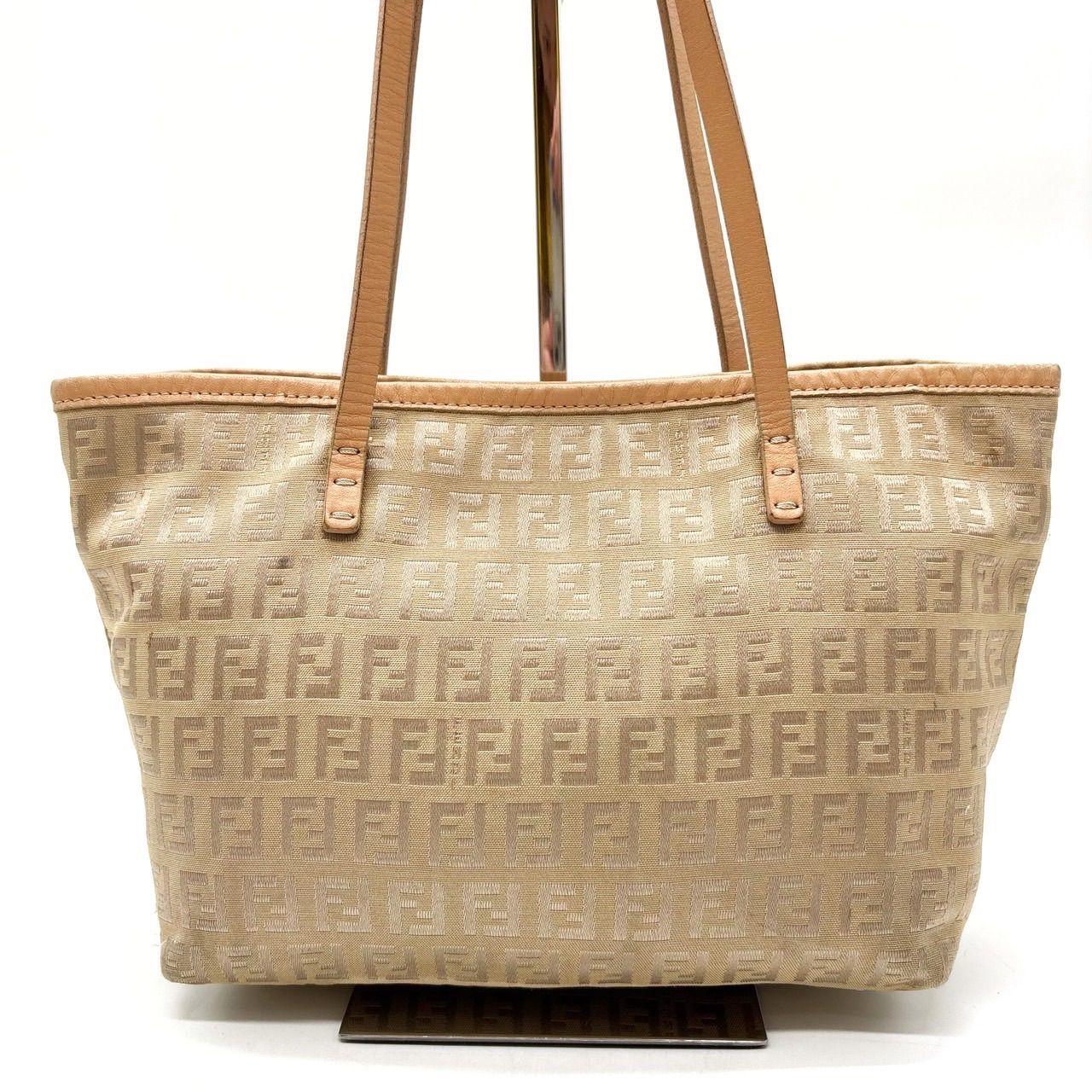 専用q83【極美品】フェンディ　ズッキーノ　キャンバス　レザー　トートバッグ FENDI フェンディ ズッキーノ トートバッグ