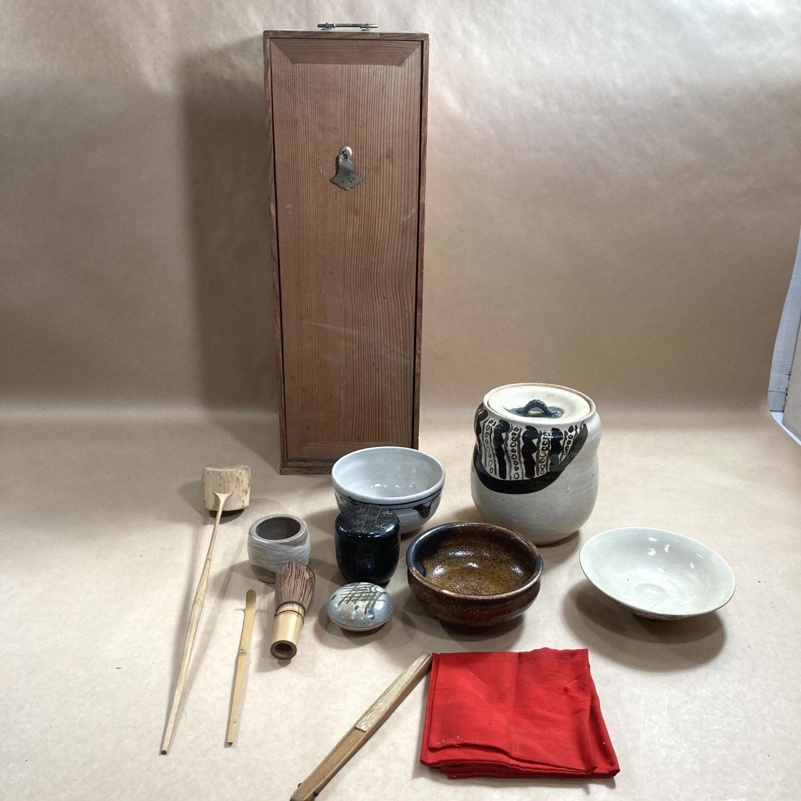 茶道具木箱入り