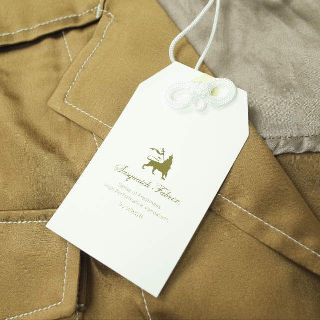 19ss サスクワッチファブリックス silk safari シャツ M SASQUATCHfabrix. - Sasquatchfabrix. SILK SAFARI SHIRT 19ssの