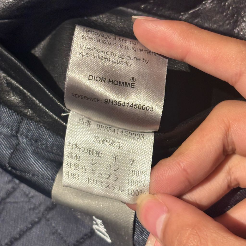 Dior HOMME ディオールオム 09AW クリス期 LEATHER JACKET ライダース