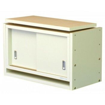 耐震収納上置き じしん作くん 幅58cm 奥行29cm 58-29 W ホワイト