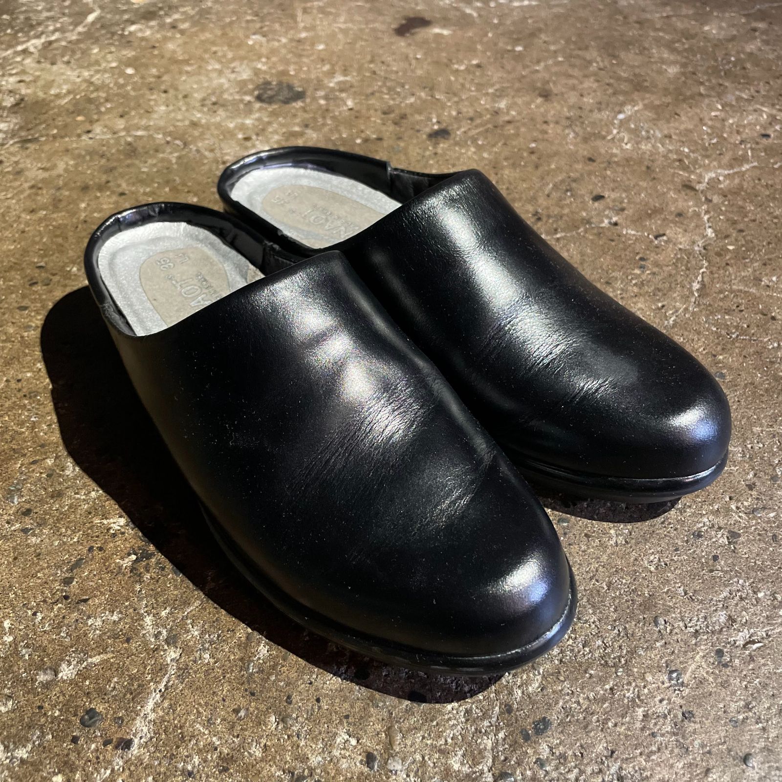 NAOT LODOS Black Madras ナオト ロドス ミュール スリッポン サンダル