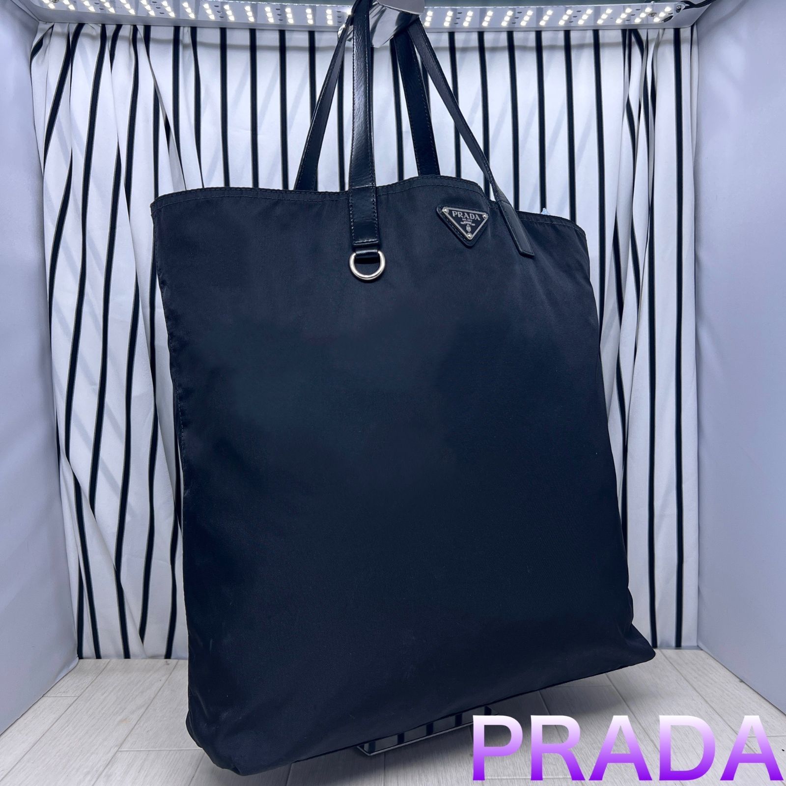 【格安】PRADA×プラダ A4収納可能トートバッグ