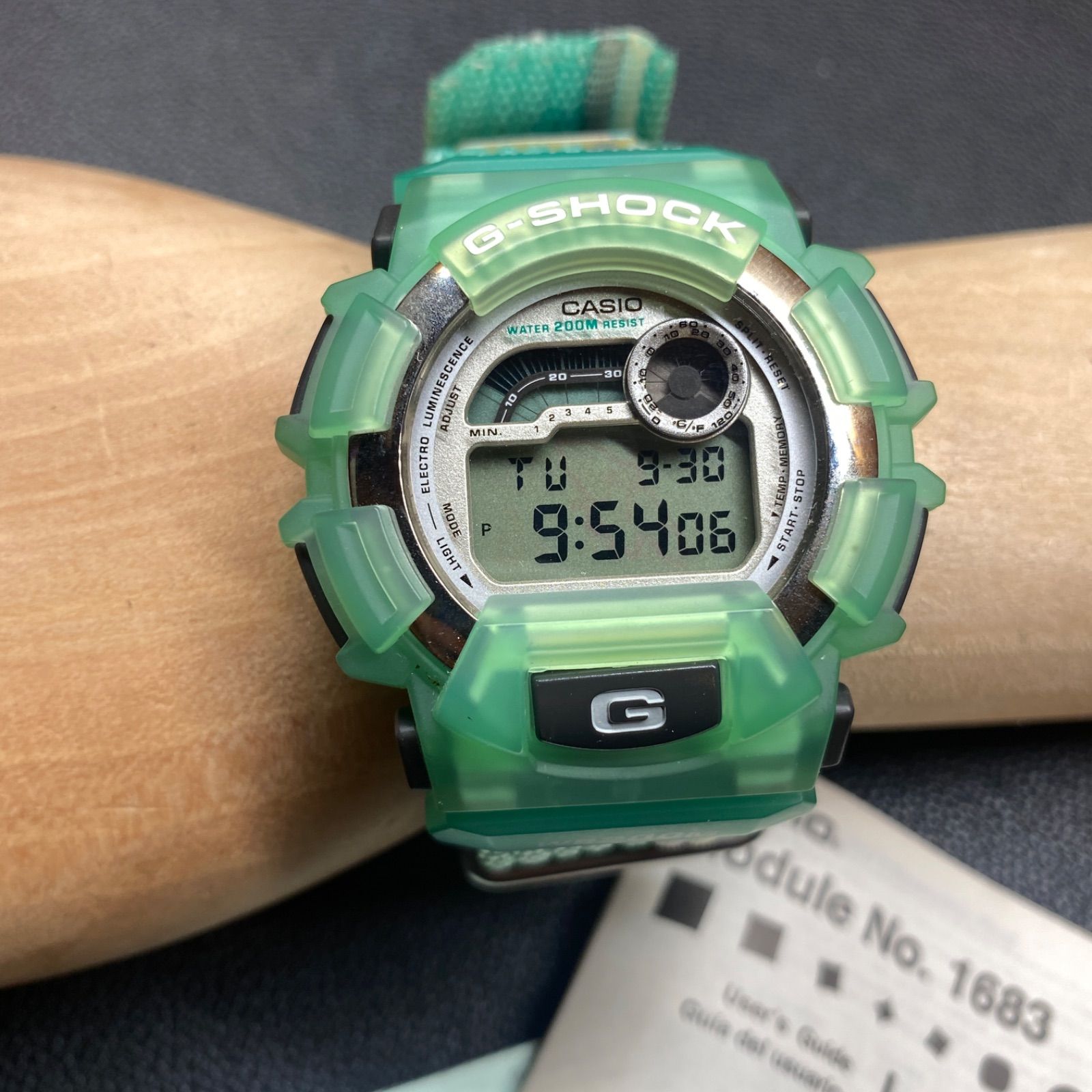 カシオ CASIO DW-9500 G-SHOCK スケルトン グリーン コラボ - メルカリ